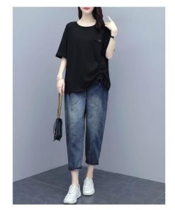 Tシャツ レディース トップス 40代 半袖 綿 春夏 カットソー 新作 大きいサイズ シンプル UVカット 韓国風 20代 おしゃれ 30代 かわいい 40代