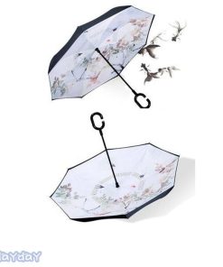 傘 逆さ傘 晴雨兼用 UVカット 遮光 自立 おしゃれ かわいい レディース メンズ 長傘 日傘 男女兼用 さかさま傘 逆さまの傘 逆さま傘 折れない 逆向き
