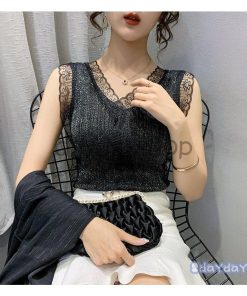 とろみ 大人可愛い シャツ 美人 可愛い 甘め フェミニン 透け感 キレイ目 クール 定番 レース ノースリーブ ヨーロピアン