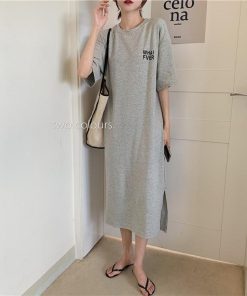 ワンピース レディース 40代 キレイめ マキシワンピース 春 夏 半袖 ワンピース チュニック ロングスカート オシャレ ゆったり 韓国風 可愛い 50代 大人 30代