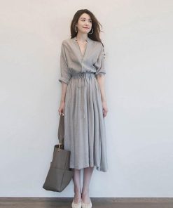 ワンピース レディース 40代 マキシワンピース 上品 春夏 シフォン フレアスカート きれいめ 韓国風 20代 30代 50代 ゆったり UVカット マキシ