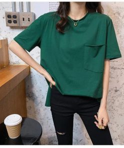 Tシャツ レディース きれいめ 40代 春夏 上品 半袖 Tシャツ ブラウス トップス オシャレ 韓国風 ロング ゆったり 大きいサイズ Tシャツ