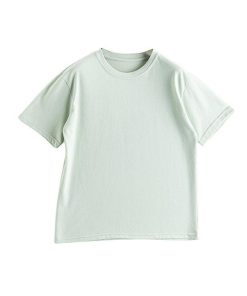 Tシャツ レディース 春夏 半袖 綿 クルーネック カットソー トップス シンプル 透けない おしゃれ シンプル コーデ UVカット きれいめ 30代 20代 40代 コットン