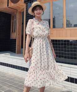 マキシワンピース レデイース シフォン ワンピース Vネック フレア 夏 花柄 リゾート ワンピース ロング丈 大きいサイズ オシャレ ゆったり 50代 30代 40代