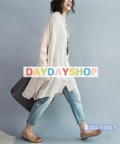 シャツ スキッパーシャツ チュニック ロングシャツ レディース 長袖 綿麻 春夏 チュニックシャツ 大きいサイズ 無地 おしゃれ 体型カバー Aライン ワンピー