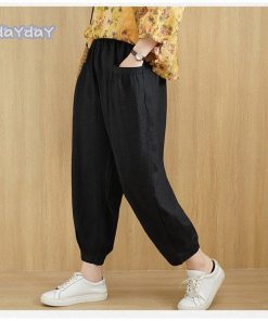 パンツ ボトムス 綿麻パンツ サルエルパンツ テーパードパンツ レディース カジュアル 綿麻 綿 麻 ポケット付き ゆったり コットン 30代 リネン 綿 大きいサイズ