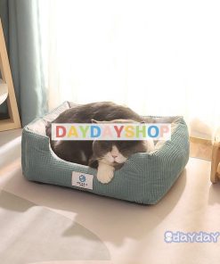 猫用ベッド ペットベッド Lサイズ 小型犬 猫 ペット用品 ネコ ベッド 室内 ペットハウス 冬 犬用ベッド マット あったか おしゃれ 防寒 クッション