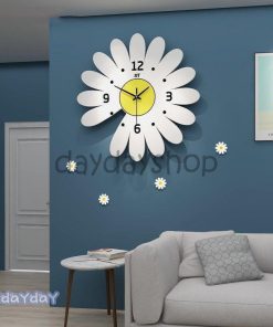 かけ時計 掛時計 新築祝い 新作 ホワイト 花 北欧 おしゃれ 掛け時計 ナチュラル シンプル 壁掛け時計壁時計