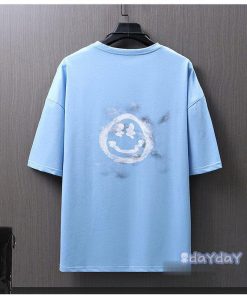 クルーネック 英字 五分袖 メンズ 半袖Tシャツ お兄系 Tシャツ トップス カジュアルTシャツ 夏服