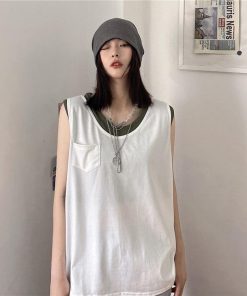 Tシャツ レディース トップス 40代 ベスト 綿 白 ニット 春夏 カットソー 新作 大きいサイズ シンプル UVカット 韓国風 かわいい おしゃれ 20代 30代 40代