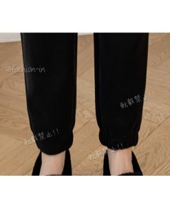 パンツ レディース 秋冬 ズボン 裏起毛 綿 暖かい ボトムス 大きいサイズ 女性 ハイウエストパンツ 韓国風 防寒 50代 20代 30代 あったか