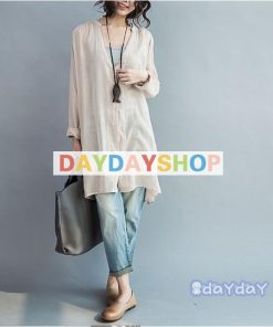 シャツ スキッパーシャツ チュニック ロングシャツ レディース 長袖 綿麻 春夏 チュニックシャツ 大きいサイズ 無地 おしゃれ 体型カバー Aライン ワンピー