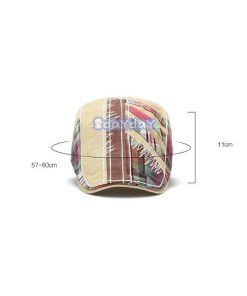アウトドア　カジュアル　サイズ57-60cm 帽子　春  秋　メンズ ハンチング 夏 ベレー帽　メンズキャップ   　可調整　ゴルフ