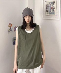 Tシャツ レディース トップス 40代 ベスト 綿 白 ニット 春夏 カットソー 新作 大きいサイズ シンプル UVカット 韓国風 かわいい おしゃれ 20代 30代 40代