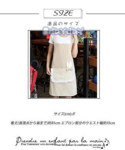 レディースエプロン 可愛い Ｈ型 割烹着 女性用 介護 サロペット レース クッキング カフェ スモック サロンエプロン フリル ドレス ストライプ