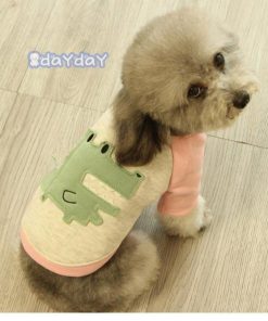 小型犬 ドッグウェア スウェット 犬服 ワニ パッチワーク ペット スウェットパーカー ドッグ 洋服 春 可愛い 秋 犬 アニマル柄