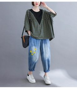 Tシャツ レディース トップス 40代 半袖 綿 春夏 新作 カットソー 新作 大きいサイズ ボーダー柄 UVカット 韓国風 20代 かわいい 30代 40代 おしゃれ