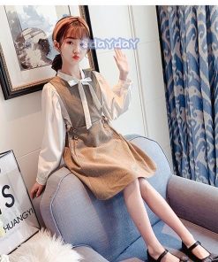 子供服 セットアップ 女の子 長袖 春秋 秋着 上下セット 韓国子供服 キッズ ジュニア トップス 丸首 スカート 膝上丈  おしゃれ 新品 通学着 可愛い