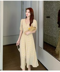 ワンピース レディース 40代 マキシワンピース 春夏 半袖 花柄 シフォン フレアスカート きれいめ 韓国風 大人 上品 20代 ゆったり 30代 50代 大きいサイズ