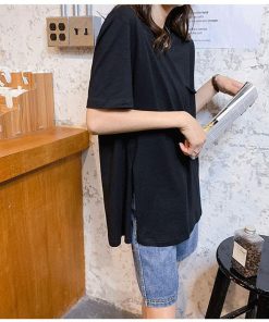 Tシャツ レディース きれいめ 40代 春夏 上品 半袖 Tシャツ ブラウス トップス オシャレ 韓国風 ロング ゆったり 大きいサイズ Tシャツ