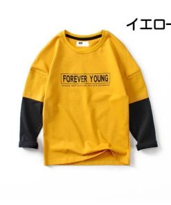 長袖Tシャツ ロンT トップス 大きいサイズ 韓国子供服 キッズ 男の子 ジュニア プリント カジュアル 保育園 幼稚園 入園 春新作 100 130 110 150 120 140