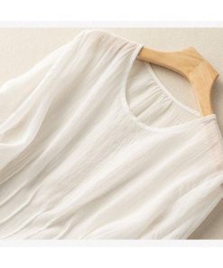 Tシャツ レディース 夏 40代 半袖 ニットトップス 無地Tシャツ ショット丈 ニットソー ゆったり カットソー おしゃれ 50代 30代 大人