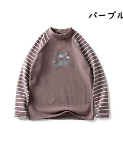 長袖Tシャツ ロンT トップス 韓国子供服 キッズ 男の子 ジュニア プリント カジュアル シンプル 保育園 幼稚園 入園 春新作 100 130 140 120 110 150