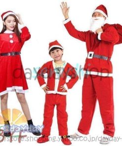 クリスマス 衣装 サンタクロース コスプレ 親子 カップル 子供用 大人用 仮装 忘年会 パーティードレス 男女 おしゃれ コスチューム 安い 可愛