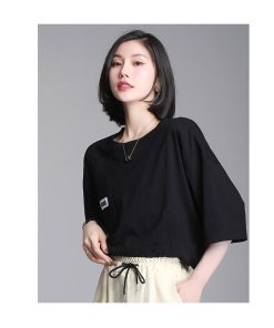 Tシャツ レディース トップス 40代 半袖 綿 春夏 カットソー 新作 大きいサイズ シンプル UVカット 韓国風 20代 かわいい おしゃれ 40代 30代