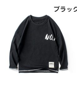 長袖Tシャツ 綿 トップス 韓国子供服 キッズ 大きいサイズ 男の子 ジュニア プリント カジュアル シンプル 保育園 幼稚園 入園 春新作 100 120 130 150 110 140