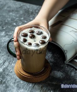 アイスコーヒー お茶用品 コーヒーカップ ティーカップ グラス コップ 食器 アイスティー 涼し気 シンプル キッチン用品 ジュース