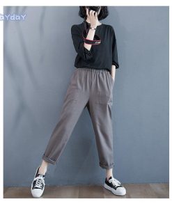 パンツ 綿麻パンツ サルエルパンツ テーパードパンツ ボトムス レディース カジュアル ポケット付き ゆったり コットン リネン 綿麻 大きいサイズ 綿 麻 コーデ