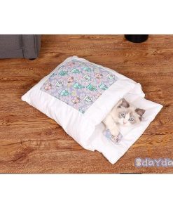 ペットベッド ふわふわ ソフト 猫グッズ ペットハウス 大きい キャットハウス 寝袋 かわいい ふとん 猫ベッド クッション ペット布団 Pet 可愛い