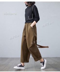 ワイドパンツ パンツ レディース 40代 秋冬 綿 ロングパンツ 韓国風 おしゃれ 20代 30代 50代 通勤 楽ちん ハイウエスト ゆったり