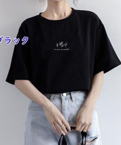 Tシャツ レディース 春夏 新作 40代 半袖 ニットトップス 白Tシャツ 無地 綿 ショット丈ニットソー ゆったりカットソー 30代 50代 大人 おしゃれ