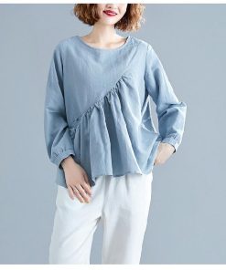 韓国風 20代 30代 新作 長袖 40代 クルーネック 無地 レディース 大きいサイズ カジュアル Tシャツ 綿 UV対策