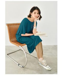 Tシャツ レディース トップス 春夏 40代 新作 半袖Tシャツ ロンT おしゃれ 韓国風 Tシャツワンピース きれいめ カジュアル 大人 ゆったり 黒 20代 30代 白