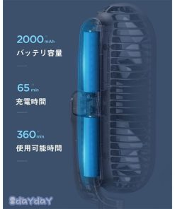 持ち運び 夏 卓上扇風機 3段風量 扇風機 車載 「2021新デザイン」 ミスト扇風機　ミニ扇風機USB充電式