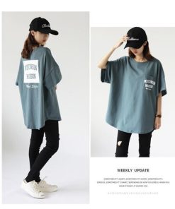 Tシャツ レディース トップス 春夏 40代 新作 半袖Tシャツ おしゃれ 韓国風 大きいサイズ きれいめ カジュアル 大人 ゆったり 20代 黒 30代 白