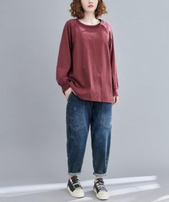 Ｔシャツ トップス レディース 40代 韓国風 秋冬 新作 きれいめ 体型カバー ゆったり 50代 大きいサイズ 30代 おしゃれ お洒落