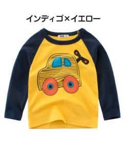 長袖Tシャツ ロンT トップス 韓国子供服 キッズ 男の子 ジュニア プリント カジュアル シンプル 保育園 幼稚園 入園 春新作 100 110 150 130 120 140