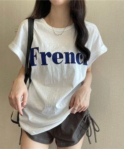 Tシャツ レディース 夏 綿 半袖 カットソー カジュアル ゆったり おしゃれ 可愛い 大きいサイズ シンプル インナー コットン 涼しい ひんやり クルーネック