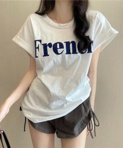 Tシャツ レディース 夏 綿 半袖 カットソー カジュアル ゆったり おしゃれ 可愛い 大きいサイズ シンプル インナー コットン 涼しい ひんやり クルーネック