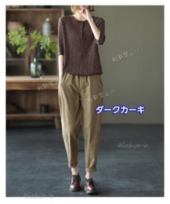 テーパードパンツ 40代 レディース 春夏 韓国風 タックパンツ 大きいサイズ 20代 30代 50代 ハイウエスト 美脚 ストレッチ オフィス 通勤 おしゃれ カジュアル