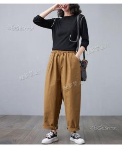 ワイドパンツ パンツ レディース 40代 秋冬 綿 ロングパンツ 韓国風 おしゃれ 20代 30代 50代 通勤 楽ちん ハイウエスト ゆったり