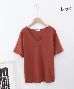 Tシャツ レディース トップス 40代 半袖 綿 白 ニット 春夏 カットソー 新作 大きいサイズ シンプル UVカット 韓国風 30代 かわいい おしゃれ 40代 20代