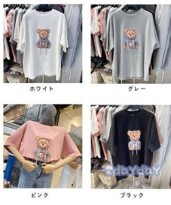 半袖 夏Tシャツ 綿 ティシャツ 夏Tシャツ 女性Tシャツ オシャレ夏用 大きいサイズ 夏新作 レディース Tシャツ