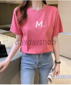 半袖 ゆったりTシャツ 可愛い レインボー柄 サマーTシャツ カットソー クルーネック レディース 夏Tシャツ Tシャツ 半袖Tシャツ