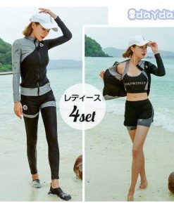 ラッシュガード体型カバー メンズ ヨガ服 レディース セット 水着 スポーツウェア レディース 体型 水着フィットネス水着 長袖