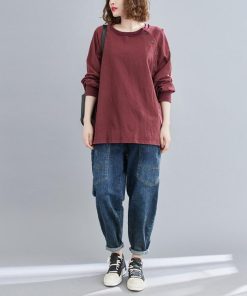 Ｔシャツ トップス レディース 40代 韓国風 秋冬 新作 きれいめ 体型カバー ゆったり 50代 大きいサイズ 30代 おしゃれ お洒落